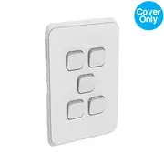 Clipsal Iconic 5 Gang Switch Skin Cool Grey