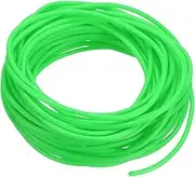 uxcell Rubber Cord Tube 33ft(10 m) 3mm Dia 1.5mm Hole Light Green Hollow Tubing for DIY Craft Beading Necklaces Bracelet