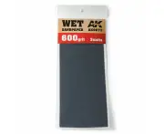 Ak Interactive Tools Wet Sandpaper 600 Grit. 3 Units