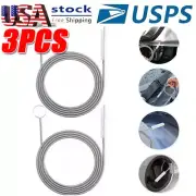 3x Refrigerator Scrub Brush Flexible Cleaner Hole Car Sunroof Drain Clog Remover (for: Chrysler)
