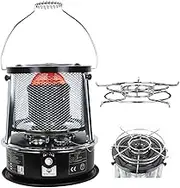 Liftable Kerosene Stove Heater Kerosene Stove Multifunctional Windproof Heating Cooking Stove Black Stove and Rack