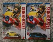 2024 Hot Wheels TRANSFORMERS Bugatti VW Beetle Lot Of 2