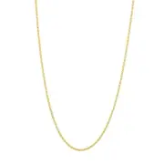 1.05mm Two-Tone Pave Wheat Chain Necklace Real 14K Yellow White Gold