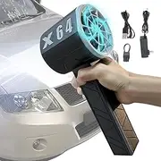 Super Turbo Violent Fan, Car Dryer Air Blower - Powerful Electric Air Atomiser, Wireless Air Atomiser - Practical Wireless Electric Blower Turbo Fan for Cleaning