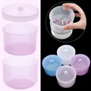 Nail Drill Bits Grinding Head Sterilizer Disinfection Box Manicure Storage Case
