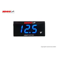 在飛比找momo購物網優惠-【KOSO】方形 超薄電壓錶、碼錶(電壓表、碼表)