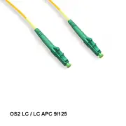 LOT 10pcs 10M LC/LC APC OS2 9 /125 Simplex Single-Mode Fiber Optic Cable OFNR