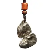 Muonionalusta meteorite Necklace pendant Hand carving pendant LK165