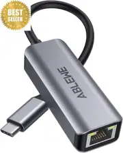 USB-C to Ethernet Adapter | Type-C to RJ45 LAN for MacBook, Dell XPS & More