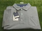 FootJoy Men's DriRelease Feeder Stripe Golf Shirt C.C. Logo Extra Large 29071