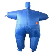 Inflatable Full Body Suit Costume Adult Funny Cosplay Cloth Party Toy Gift Blue