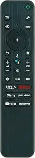 RMF-TX810U Replaced Voice Remote Control fit for Sony 2023 HDR 4K Bravia Smart TV Series Bravia TV KD43X77L XR-85X90L XR-85X93L XR-85X95L XR-98X90L KD-43X77L KD50X77L XR-83A80L
