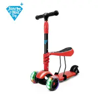在飛比找PChome24h購物優惠-【JN.Toy】2合1兒童滑板車(紅)