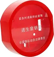 HOMSFOU Wall Mounted Emergency Key Lock Box Fire Safety Access Container for Home Office and School User Friendly Design with Multiple Locking Options Portable Emergency Key Storage Box