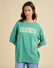 [Billabong] Billabong Women's Highest Tide T-Shirt in Island Green Size 6 6 Island Green