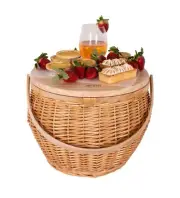 Avanti Wicker Round Insulated Picnic Basket RRP $269.00