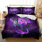 Dragon Quilt Duvet Doona Cover Set Queen Super King Size Bedding Dream Catcher