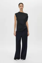 Bostan Tailored Pant in Dark Blue - CAMILLA AND MARC® C&M