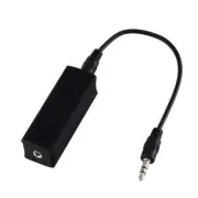 2PCS 3.5mm AUX Audio Ground Loop Isolator Cable Noise FilterKiller Car Accessory