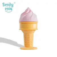 在飛比找大樹健康購物網優惠-【SmilyMia】叭噗冰淇淋固齒器（水蜜桃）