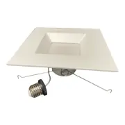 Halco ProLED 65W Replacement 6" Sqaure Downlight 2700K 900 Lumens Dimmable 90CRI
