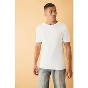 Mens Cream Slim Elegance Gloss Print T-shirt