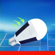 E27 7W/ 12W LED Solar Globe Bulb Lamp Home Camping Solar Emergency Outdoor Light