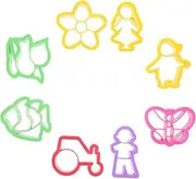 Vaguelly 8pcs Clay Cutting Mold Polymer Clay Cutters for Earrings Jewelry Making Supplies Polymer Cutters Clay Cutters Shapes Clay Earring Cutter Pottery Cutter Earring Polymer Clay Cutter
