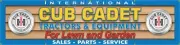 INTERNATIONAL CUB CADET LAWN TRACTOR DEALER LETTER SIGN REMAKE BANNER XXL SIZES
