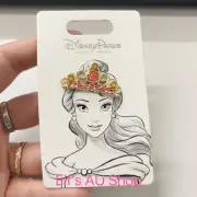 [FROM AU]Authentic Hongkong Disney Pin Beauty and The Beast Belle Princess Crown