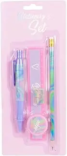 Spot on Gifts Iridescent Stationery Set (Pack of 5) (UK Size: One Size) (Multicoloured)