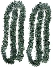 VALICLUD 2Pcs Xmas Artificial Pine Hanging Garland for DIY Decoration Christmas Garland for Home Wall Door Tree and Window Decor for Festive Scene Layout