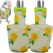 Bird Diapers for Pigeons, Reusable Bird Diaper Clothes Washable, 2X Leak-Proof Soft Nappy Suit Liners Adjustable, Pet Supplies for Parakeet Cockatiel Macaw Pigeon