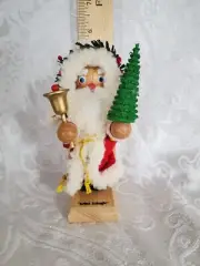 Miniature German Steinbach Nutcracker - LIMITED EDITION in case 5" Kriss Kringle