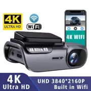 4K 3840*2160P Dash Cam WIFI Car DVR Camera Video Drive Recorder Dashcam Registra
