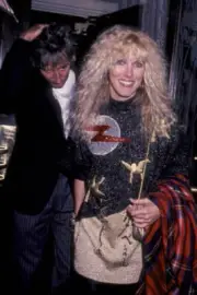 Rod Stewart & Alana Hamilton at Allan Carr & Bruce Jenner Ho - 1981 Old Photo