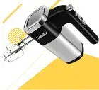 Electric Food Hand Mixer With 4 Hooks Mixing Cakes Bread Dough Kitchen Cooking