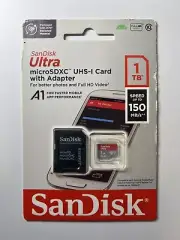 SanDisk Ultra 1TB 150MB/s Micro SDXC Memory Card w/Adapter Full HD C10 U1 UHS-I
