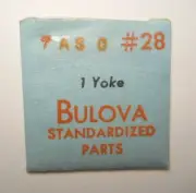 BULOVA 7ASC Genuine Factory Replacement Watch Part #28 - BRIDGE YOKE