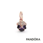 【PANDORA官方直營】黛紫三色堇吊飾-絕版品