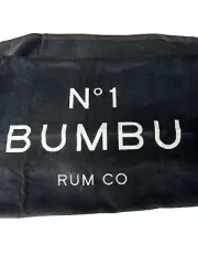 No 1 BUMBU RUM CO - HUGE 3’x6’ Beach Towel - Black RARE!! New -C8