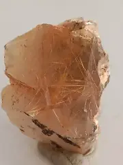 24.9gm Golden Rutile included Quartz Mineral crystal'- from Zagi Mts. KPK