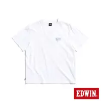 在飛比找momo購物網優惠-【EDWIN】男裝 寬版 變色機器人短袖T恤(白色)