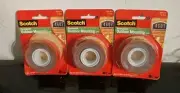 Qty-3-3M Scotch 4011 Exterior Mounting Tape, 1 in x 60 in, 4 Tape roll