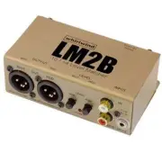 Whirlwind LM2B 2 Channels -10dB RCA / mini TRS to +4dB XLRM Converter