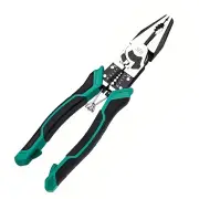 9 Inch 9 in 1 Multifunctional Plier Industrial Grade Wire Stripper Shears Vise Ergonomic Design Labor Saving Electrician