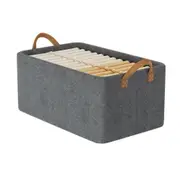 Non Woven Fabric Storage Bag Space Saving Dustproof Storage Bag with Handle for Clothes