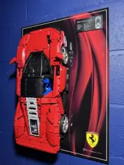 42143 Lego Technic Ferrari Daytona SP3 Wall Display Panel with hanging hook.