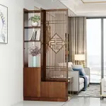 中式木質 鏤空 屏風 鞋櫃一體 隔斷 櫃客廳 玄關 櫃 客廳 門廳櫃屏風 裝飾櫃
