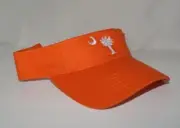 Orange CLEMSON TIGERS South Carolina Palmetto Crescent Visor hat cap